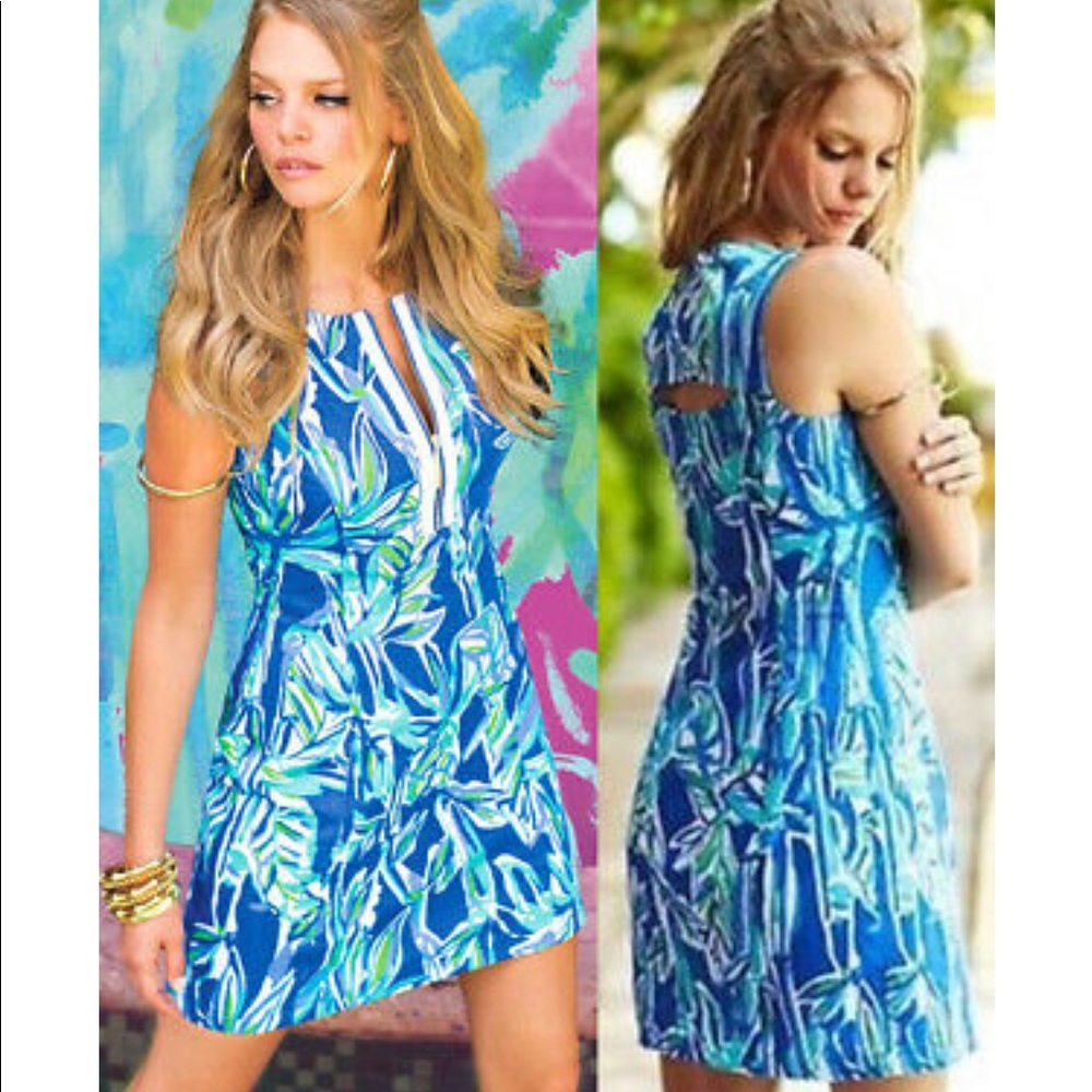 Lilly Pulitzer Penelope Shift Dress Blue